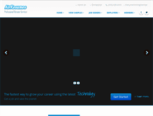 Tablet Screenshot of airresumes.com